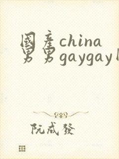 国产china男男gaygay网站