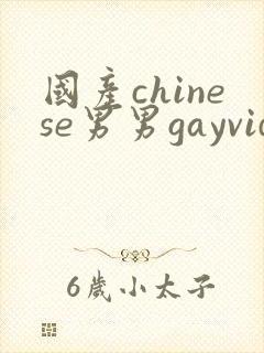 国产chinese男男gayvideo