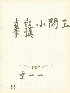 贞观小闲王纪王李慎