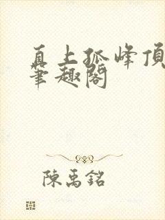 直上孤峰顶刘武笔趣阁