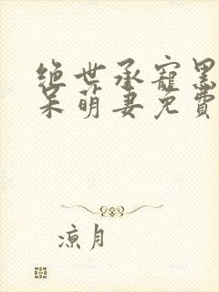 绝世承宠黑帝的呆萌妻免费阅读