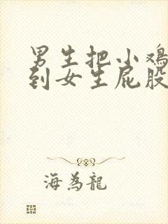 男生把小鸡鸡插到女生屁股里的视频