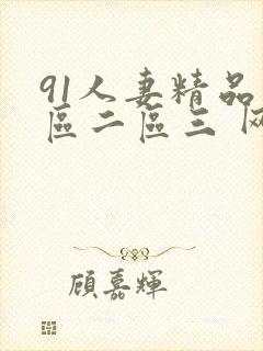 91人妻精品一区二区三 网封面