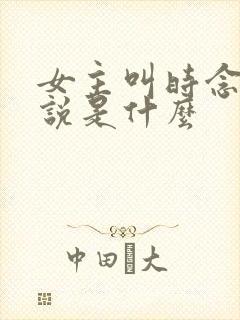 女主叫时念的小说是什么