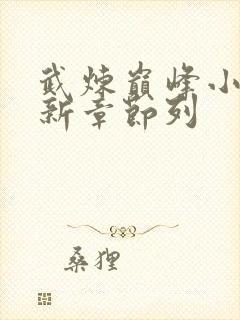 武炼巅峰小说最新章节列