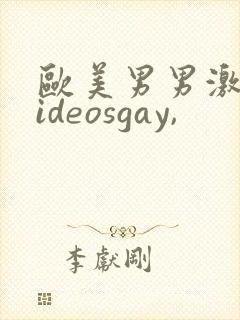 欧美男男激情videosgay,封面