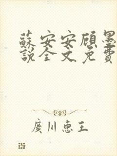 苏安安顾墨成小说全文免费阅读