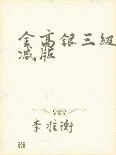 金高银三级无删减版