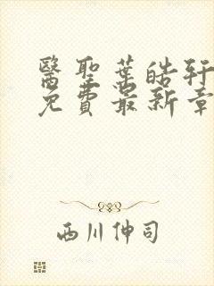 医圣叶皓轩全文免费最新章节