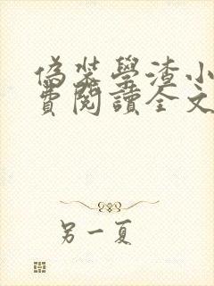 伪装学渣小说免费阅读全文未删减封面