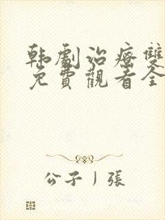 韩剧治疗双男主免费观看全集