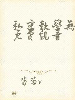 私密教学无删减免费观看