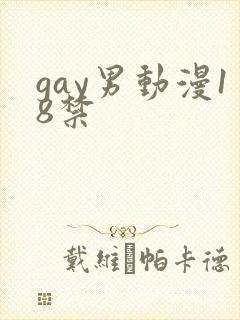 gay男动漫18禁