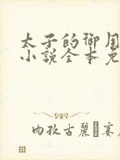 太子的御用毒妃小说全本免费阅读