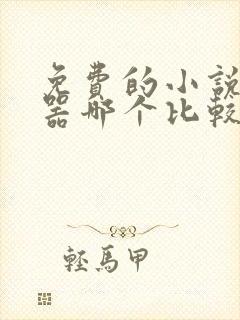 免费的小说阅读器哪个比较好