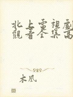 北上电视剧免费观看全集高清