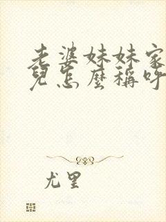 老婆妹妹家的女儿怎么称呼