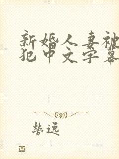 新婚人妻被公侵犯中文字幕中文字幕封面