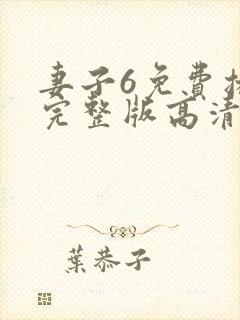 妻子6免费播放完整版高清韩剧封面