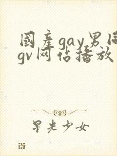 国产gay男同gv网站播放免费