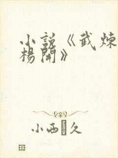 小说《武炼巅峰杨开》封面