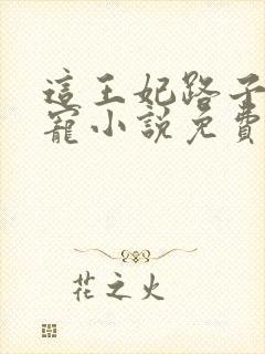 这王妃路子野得宠小说免费阅读