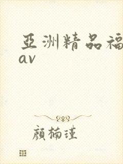 亚洲精品福利 av