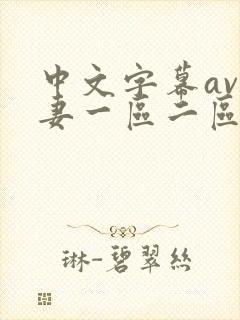 中文字幕av人妻一区二区