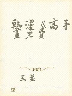 韩漫《高手》漫画免费