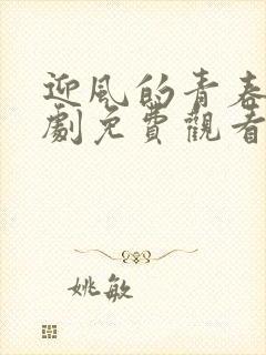 迎风的青春电视剧免费观看西瓜封面