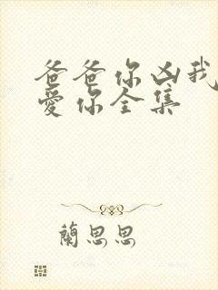 爸爸你凶我我也爱你全集封面