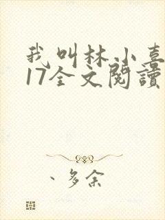 我叫林小喜今年17全文阅读