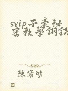 svip子豪秘密教学钢铁网下拉封面