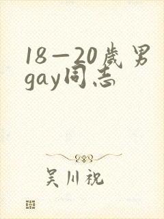 18—20岁男gay同志