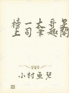 榜一大哥是顶头上司笔趣阁