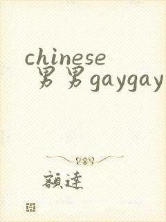 chinese 男男gaygay 网站