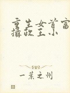 重生女首富娇养摄政王小