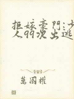 拒嫁豪门:少夫人99次出逃》封面