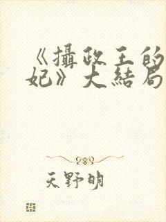 《摄政王的小医妃》大结局