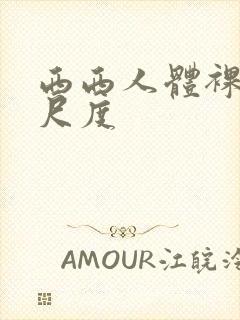 西西人体裸体大尺度