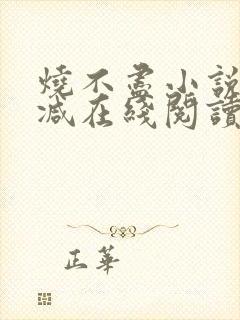 烧不尽小说无删减在线阅读封面