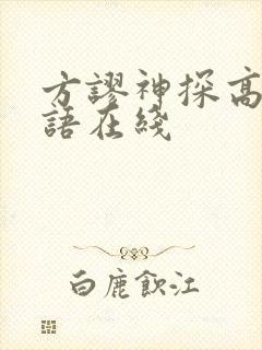 方谬神探高清国语在线