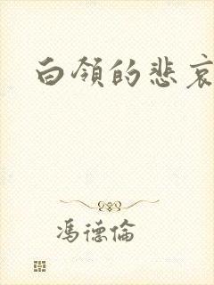 白领的悲哀封面