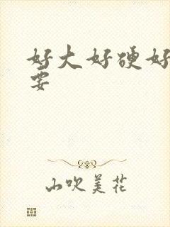 好大好硬好爽想要