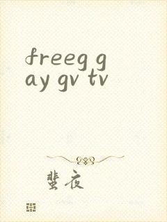 freeg gay gv tv封面