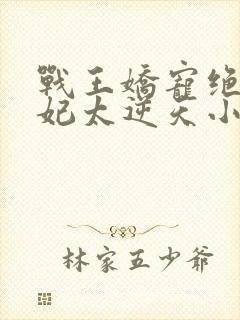 战王娇宠绝世医妃太逆天小说