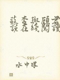 苏杳与顾君亦小说在线阅读笔趣阁封面