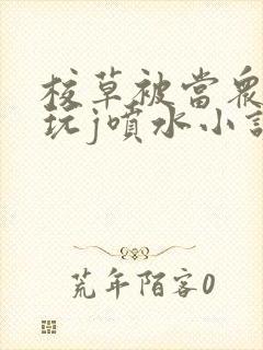 校草被当众脱裤玩j喷水小说封面