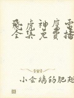 飞虎神鹰电视剧全集免费播放封面