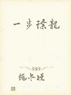 一步徐龙封面
